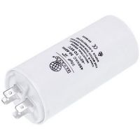 Конденсатор пусковий CBB60 35uF 450V для пральної машини (4 клеми, під гайку) 45x95mm