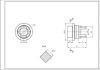 Запобіжна муфта для м'ясорубки Bosch 00418076 (без отвору)
