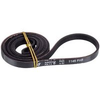 Ремінь Hutchinson 1145H5EL чорний для пральної машини 1145H5, 5 клинів, еластичний
